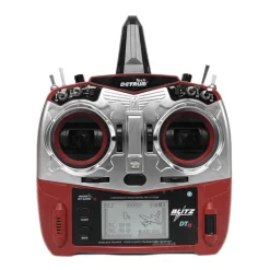 Detrum Blitz-DT9 9CH Smart Programming/Telemetry RC Transmitter Red