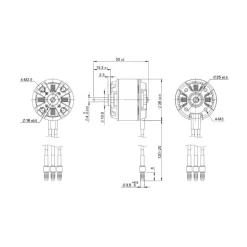 Detrum BM3715A-890KV Brushless Motor