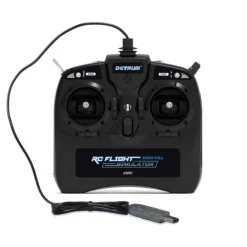 Detrum 8CH USB RC Plane Flight Digital Simulator (w/ Simulator Dongles)