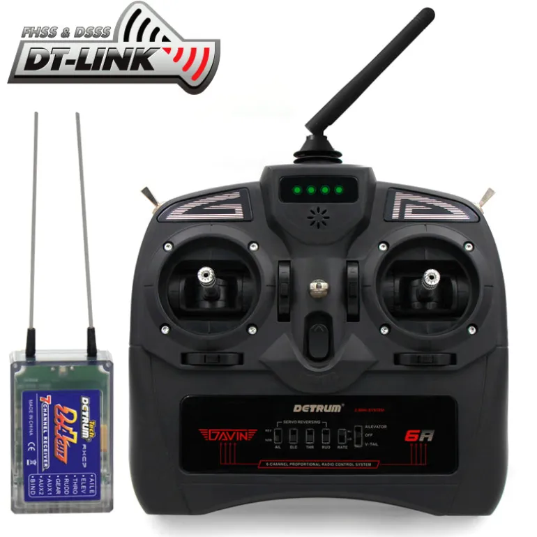 Detrum GAVIN-6A 6CH 2.4Ghz RC Transmitter Set (TX+RXC7, w/o LCD)
