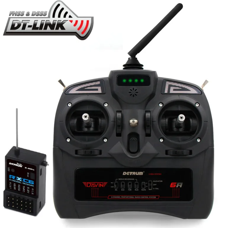 Detrum GAVIN-6A 6CH 2.4Ghz RC Transmitter Set (TX+RXC6, w/o LCD)