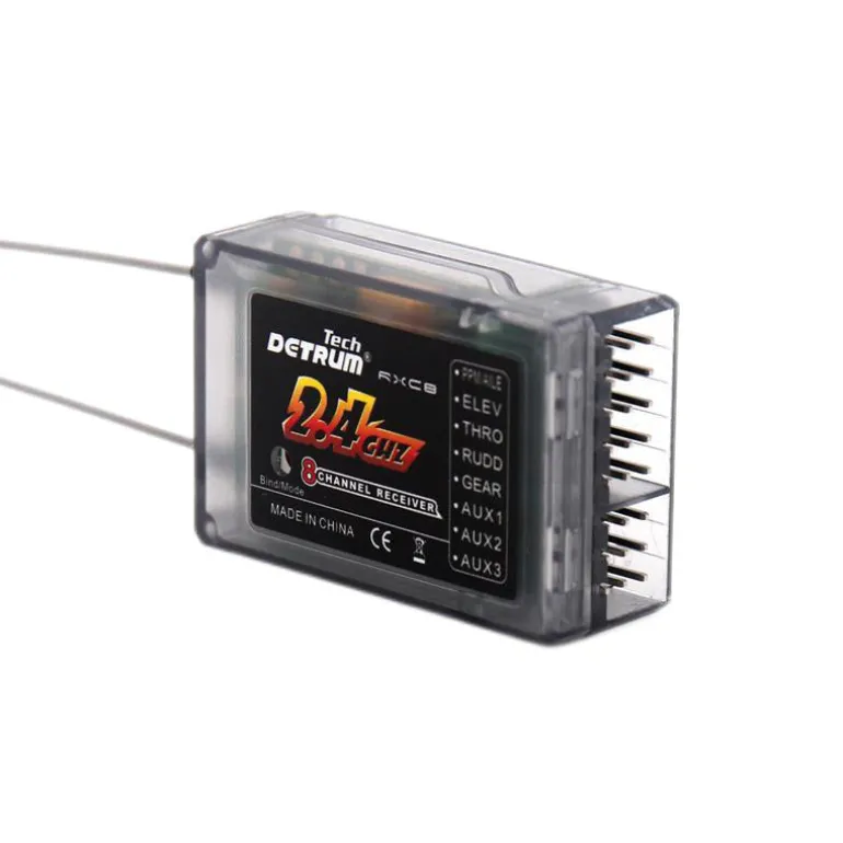 Detrum GAVIN-8C 8 Channel 2.4Ghz RC Transmitter Set with 8ch Receiver (TX+RXC8)