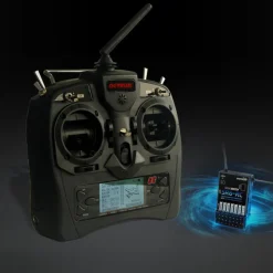 Detrum GAVIN-8C 8CH 2.4Ghz Transmitter w/ SR6-RC iStone 6-Axis Stabilization & Runway Correction Receiver