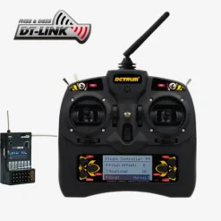 Detrum GAVIN-6C 6CH 2.4Ghz Transmitter w/ SR6-RC iStone 6-Axis Stabilization & Runway Correction Receiver