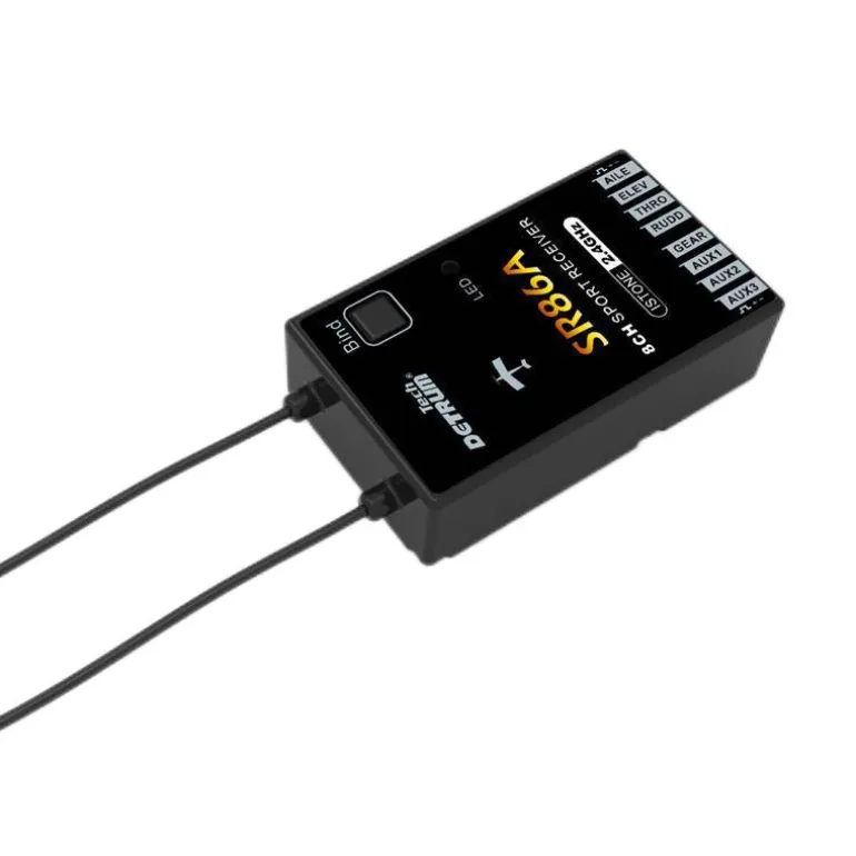 Detrum SR86A 8CH 2.4Ghz Receiver with iStone 6-Axis Gyro Stabilizer w/ ABS System