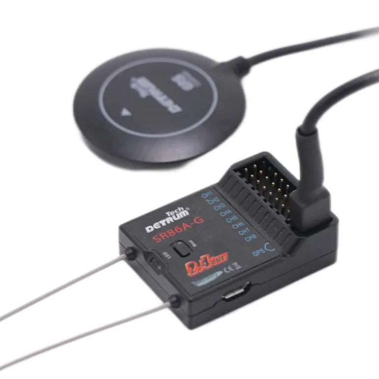 Detrum SR86A-G Autopilot Telemetry Receiver w/ GPS Module for Gavin-8C/Blitz