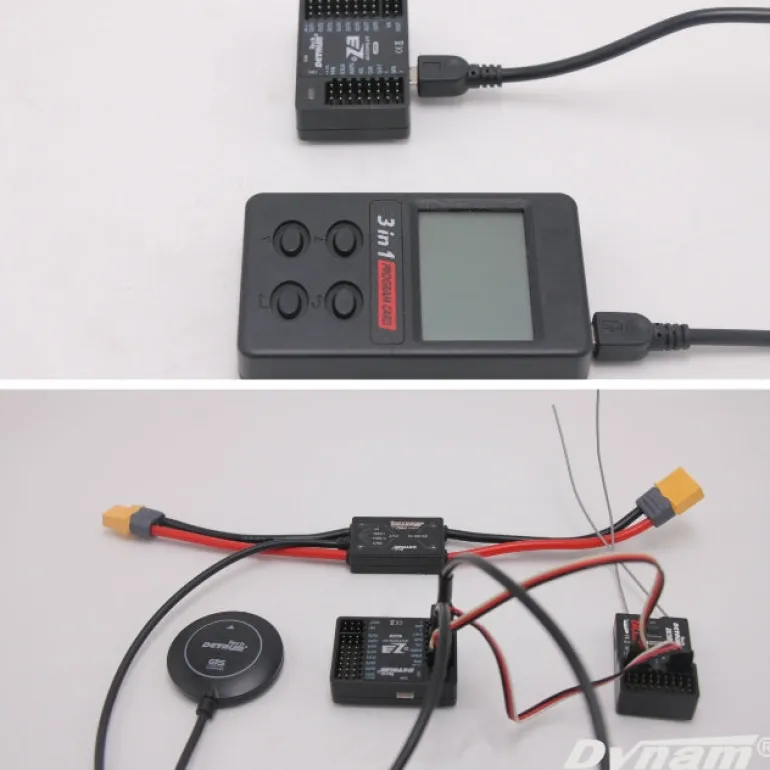 Detrum Z3 FPV V2 EP RC Airplanes Flight Controller Return To Home RTH w/ OSD 3-in-1 & PMU
