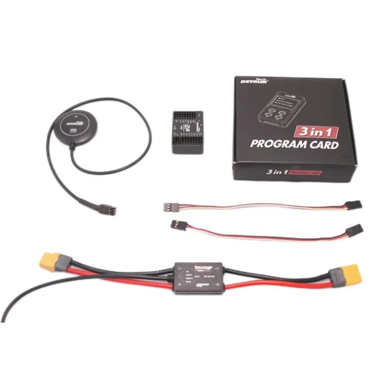 Detrum Z3 FPV V2 EP RC Airplanes Flight Controller Return To Home RTH w/ OSD 3-in-1 & PMU