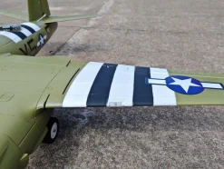 Dynam B-26 Marauder Green 4S Twin-Engine RC Warbird Plane 1.5m Wingspan w/ Flaps