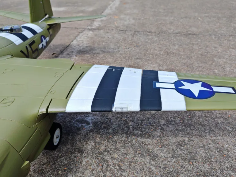 Dynam B-26 Marauder Green 4S Twin-Engine RC Warbird Plane 1.5m Wingspan w/ Flaps