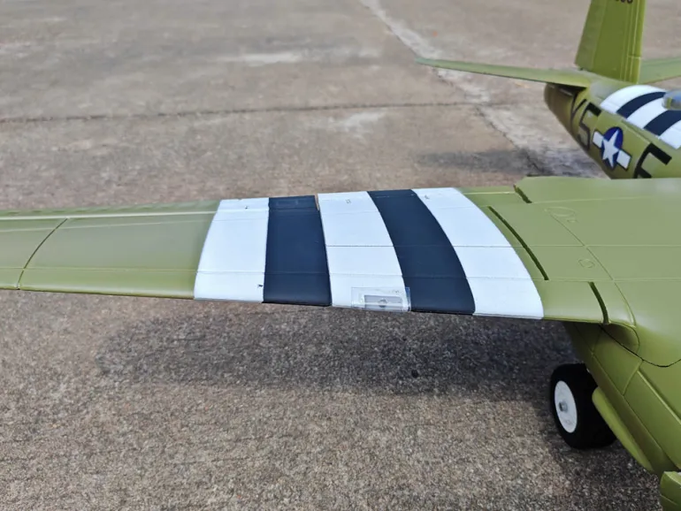 Dynam B-26 Marauder Green 4S Twin-Engine RC Warbird Plane 1.5m Wingspan w/ Flaps
