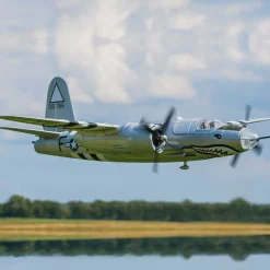 Dynam B-26 Marauder 4S RC Twin Warbird Plane 1.5m w/ Flaps