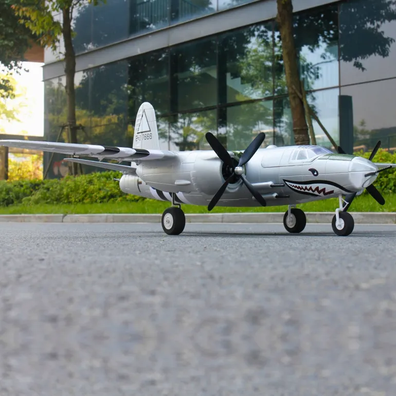 Dynam B-26 Marauder 4S RC Twin Warbird Plane 1.5m w/ Flaps