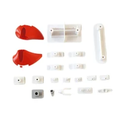 Dynam C-188 Crop Duster Orange Plastic Part Set