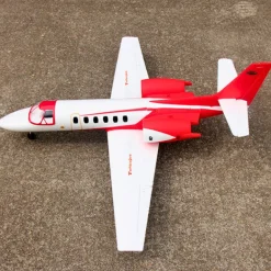 Dynam Cessna 550 Turbo Jet V2 Red 4S Twin 64mm EDF RC Jet w/ Flaps