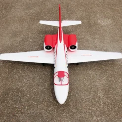 Dynam Cessna 550 Turbo Jet V2 Red 4S Twin 64mm EDF RC Jet w/ Flaps