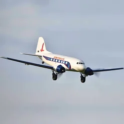 Dynam DC-3 Skybus White RC Warbird Plane 1500mm 59" Wingspan