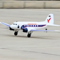Dynam DC-3 Skybus White RC Warbird Plane 1500mm 59