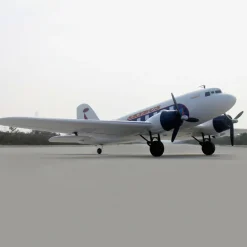 Dynam DC-3 Skybus White RC Warbird Plane 1500mm 59