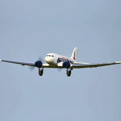 Dynam DC-3 Skybus White RC Warbird Plane 1500mm 59