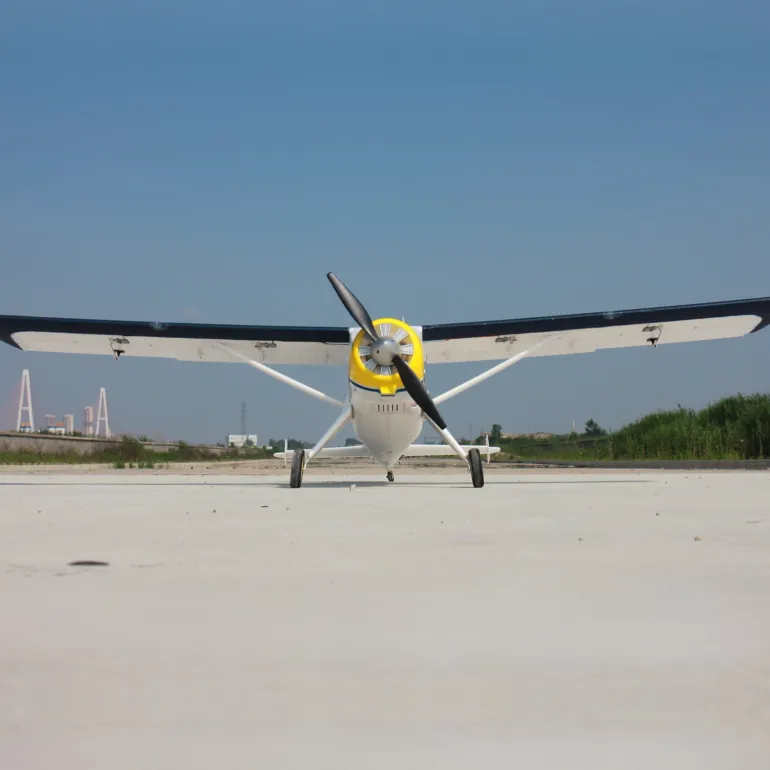 Dynam DHC-2 Beaver V2 Blue 4S Sea/Land RC Float Plane 1.5m w/ Flaps Plus Floats & Rubber Wheel