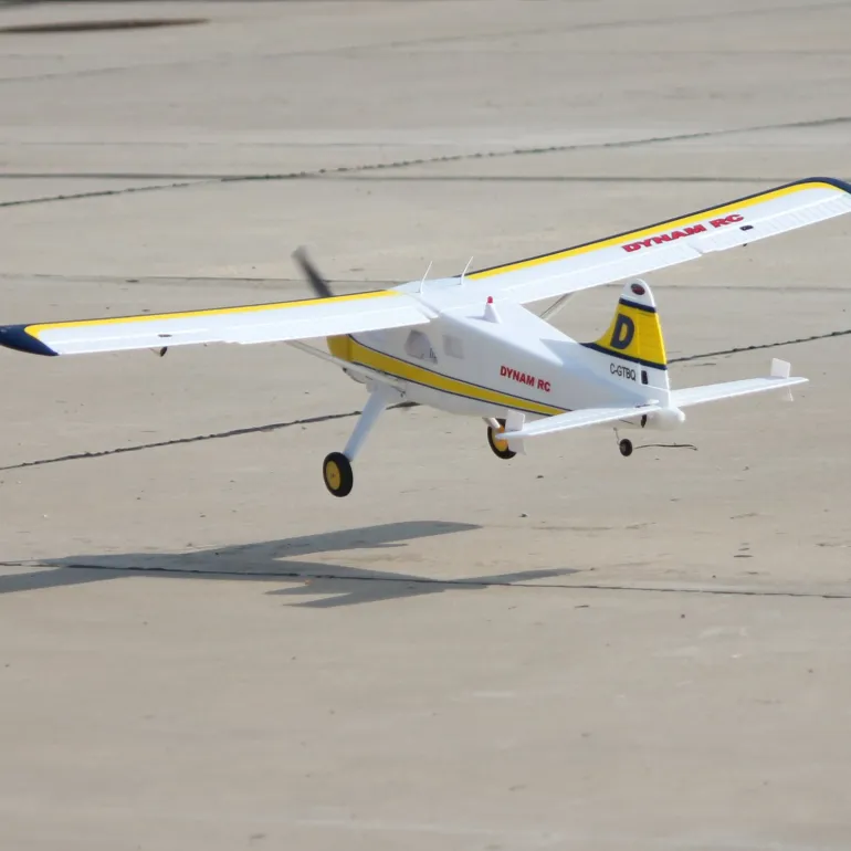 Dynam DHC-2 Beaver V2 Blue 4S Sea/Land RC Float Plane 1.5m w/ Flaps Plus Floats & Rubber Wheel
