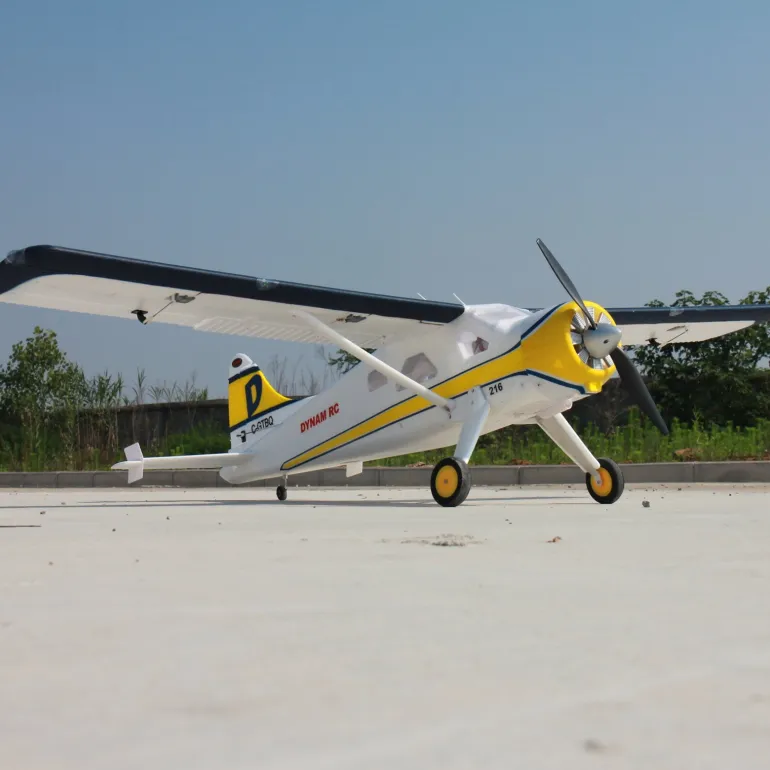 Dynam DHC-2 Beaver V2 Blue 4S Sea/Land RC Float Plane 1.5m w/ Flaps Plus Floats & Rubber Wheel