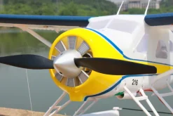 Dynam DHC-2 Beaver V2 Blue 4S Sea/Land RC Float Plane 1.5m w/ Flaps Plus Floats & Rubber Wheel
