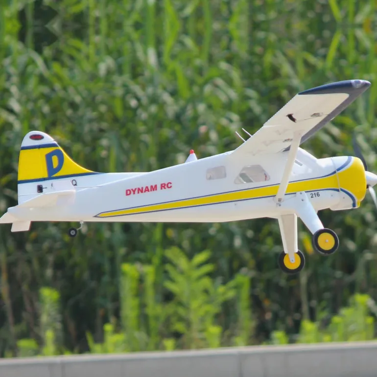 Dynam DHC-2 Beaver V2 Blue 4S Sea/Land RC Float Plane 1.5m w/ Flaps Plus Floats & Rubber Wheel