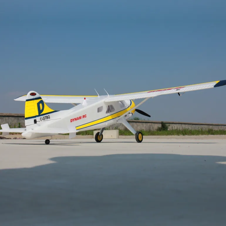 Dynam DHC-2 Beaver V2 Blue 4S Sea/Land RC Float Plane 1.5m w/ Flaps Plus Floats & Rubber Wheel