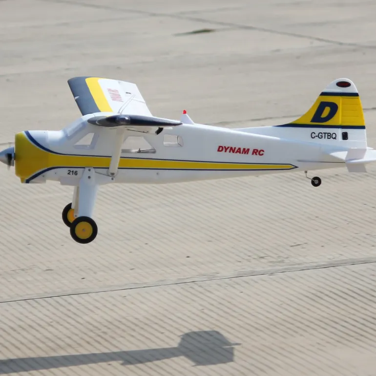 Dynam DHC-2 Beaver V2 Blue 4S Sea/Land RC Float Plane 1.5m w/ Flaps Plus Floats & Rubber Wheel