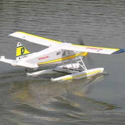 Dynam DHC-2 Beaver V2 Blue 4S Sea/Land RC Float Plane 1.5m w/ Flaps Plus Floats & Rubber Wheel