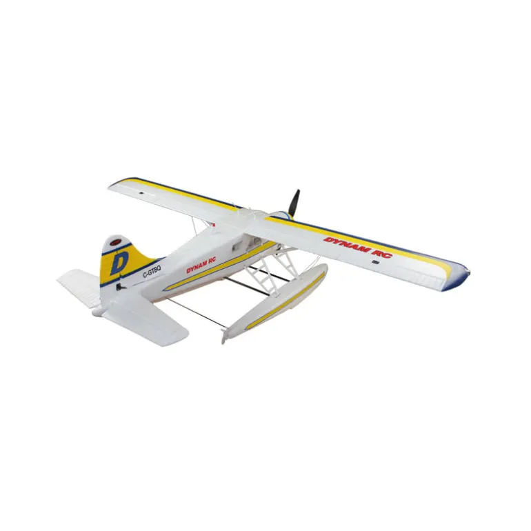 Dynam DHC-2 Beaver V2 Blue 4S Sea/Land RC Float Plane 1.5m w/ Flaps Plus Floats & Rubber Wheel