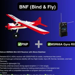 Dynam DHC-2 Beaver V2 Red 4S Sea/Land RC Float Plane 1.5m w/ Flaps Plus Floats & Rubber Wheel