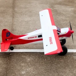 Dynam DHC-2 Beaver V2 Red 4S Sea/Land RC Float Plane 1.5m w/ Flaps Plus Floats & Rubber Wheel