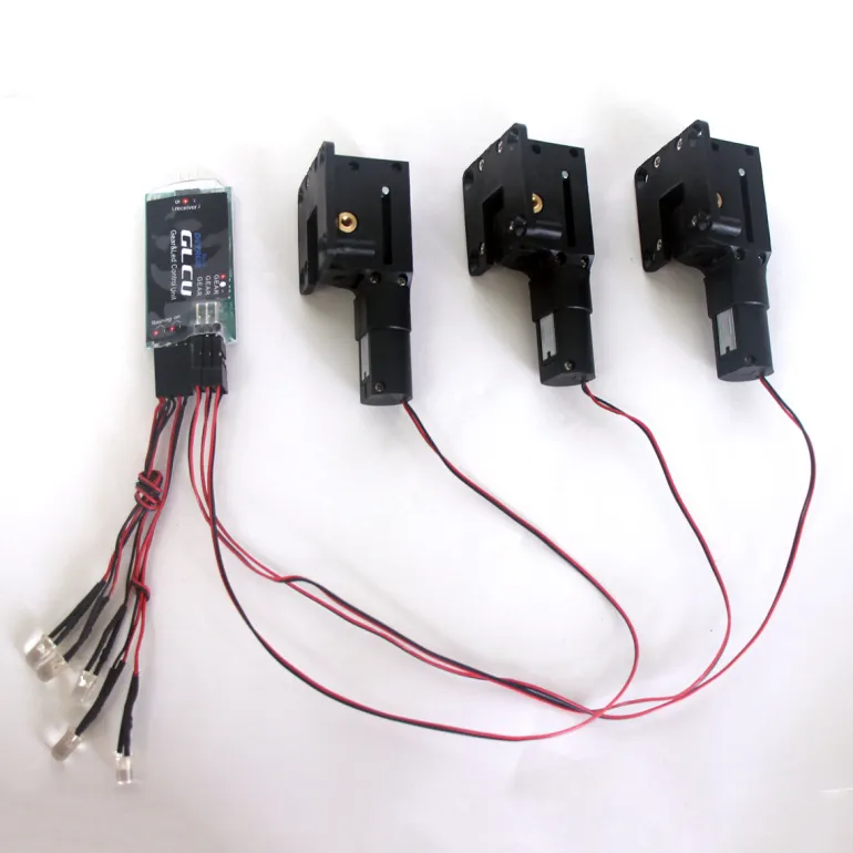 Dynam Electric Retract V3 Set w/ Gear & Led Control Unit