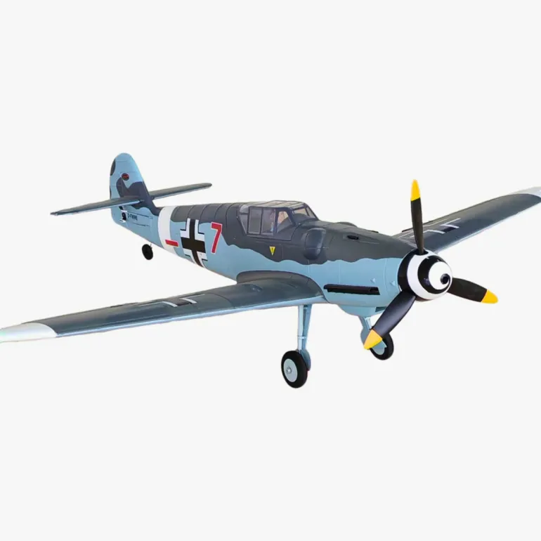 Dynam Messerschmitt BF-109 V2 4S RC Warbird Plane 1300mm w/ Flaps