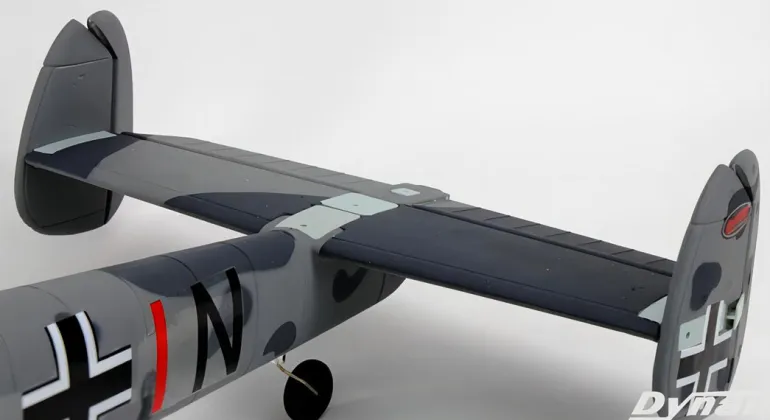 Dynam Messerschmitt BF-110 V3 4S Twin-Engine RC Warbird Plane 1500mm w/ Flaps