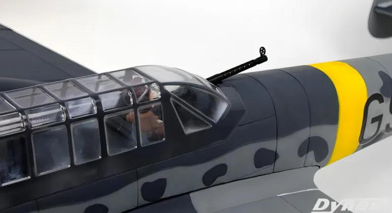 Dynam Messerschmitt BF-110 V3 4S Twin-Engine RC Warbird Plane 1500mm w/ Flaps