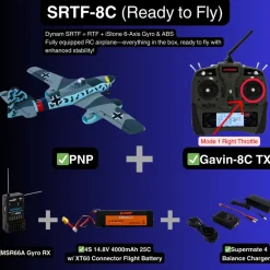 Dynam Messerschmitt Me-262 V2 4S Twin 70mm EDF RC Jet
