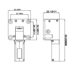 Dynam Metal E-Retract V3 Set w/ Gear & Led Control Unit