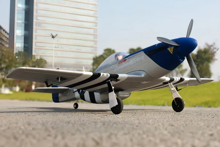 Dynam Mini P-51D Mustang V2 RC Warbird Plane 762mm 30" Wingspan