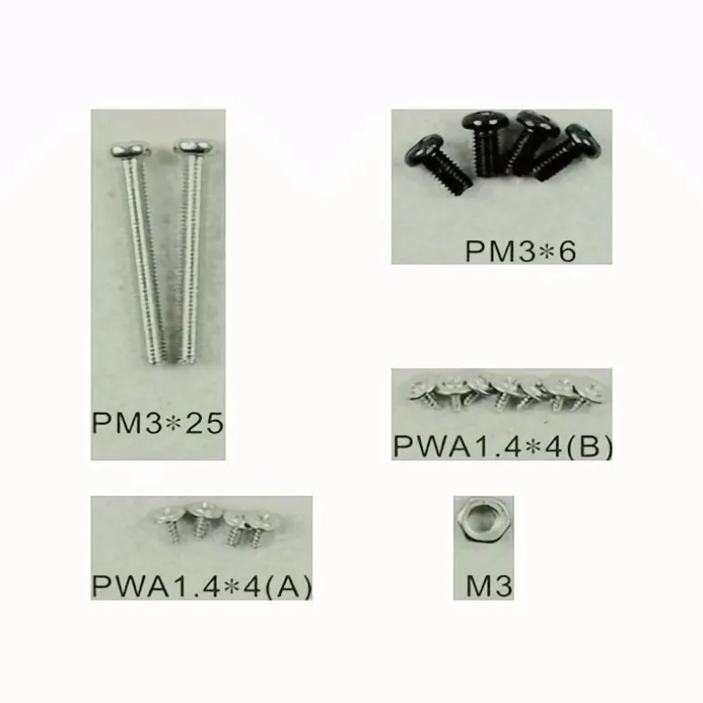 Dynam Mini P-51D Mustang V2 Screw Set