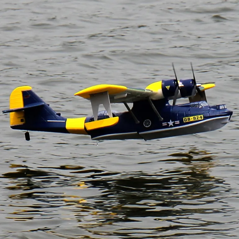 Dynam PBY Catalina V2 Blue Twin Engine RC Seaplane 1500mm 59" Wingspan