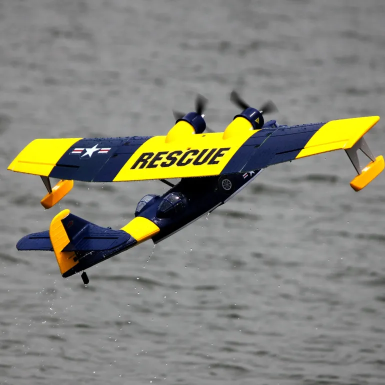 Dynam PBY Catalina V2 Blue Twin Engine RC Seaplane 1500mm 59" Wingspan
