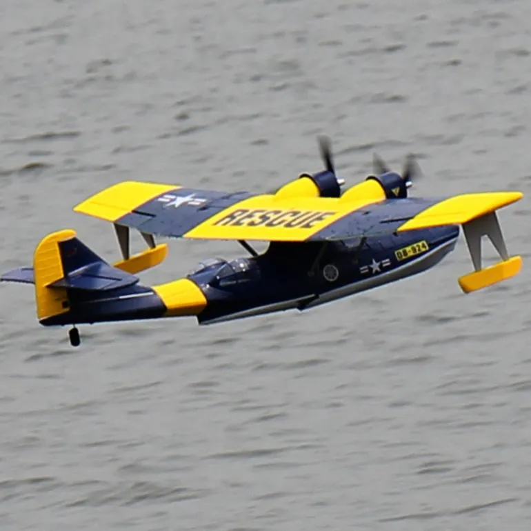 Dynam PBY Catalina V2 Blue Twin Engine RC Seaplane 1500mm 59" Wingspan