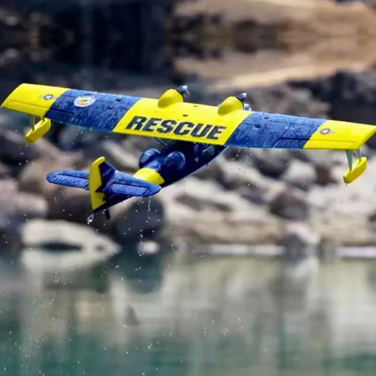 Dynam PBY Catalina V2 Blue Twin Engine RC Seaplane 1500mm 59" Wingspan