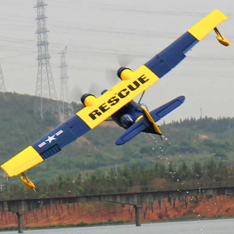 Dynam PBY Catalina V2 Blue Twin Engine RC Seaplane 1500mm 59" Wingspan