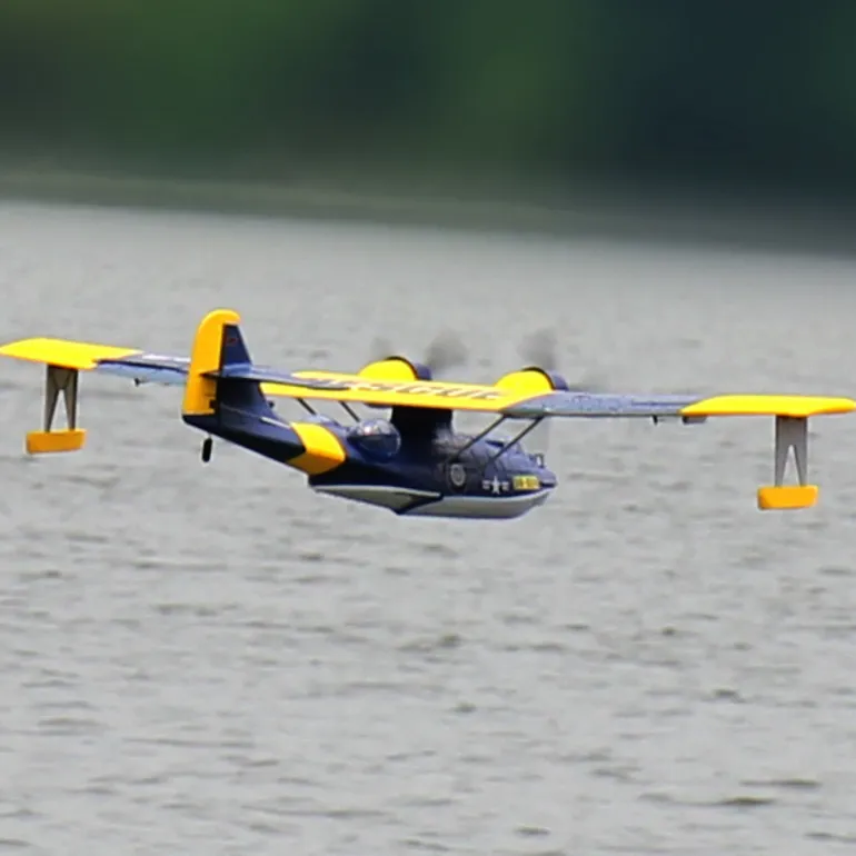 Dynam PBY Catalina V2 Blue Twin Engine RC Seaplane 1500mm 59" Wingspan