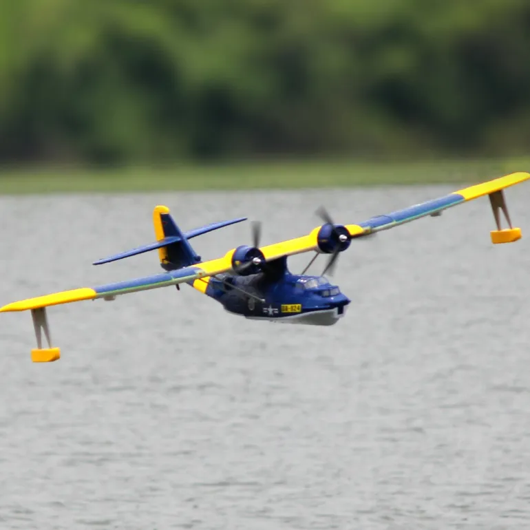 Dynam PBY Catalina V2 Blue Twin Engine RC Seaplane 1500mm 59" Wingspan